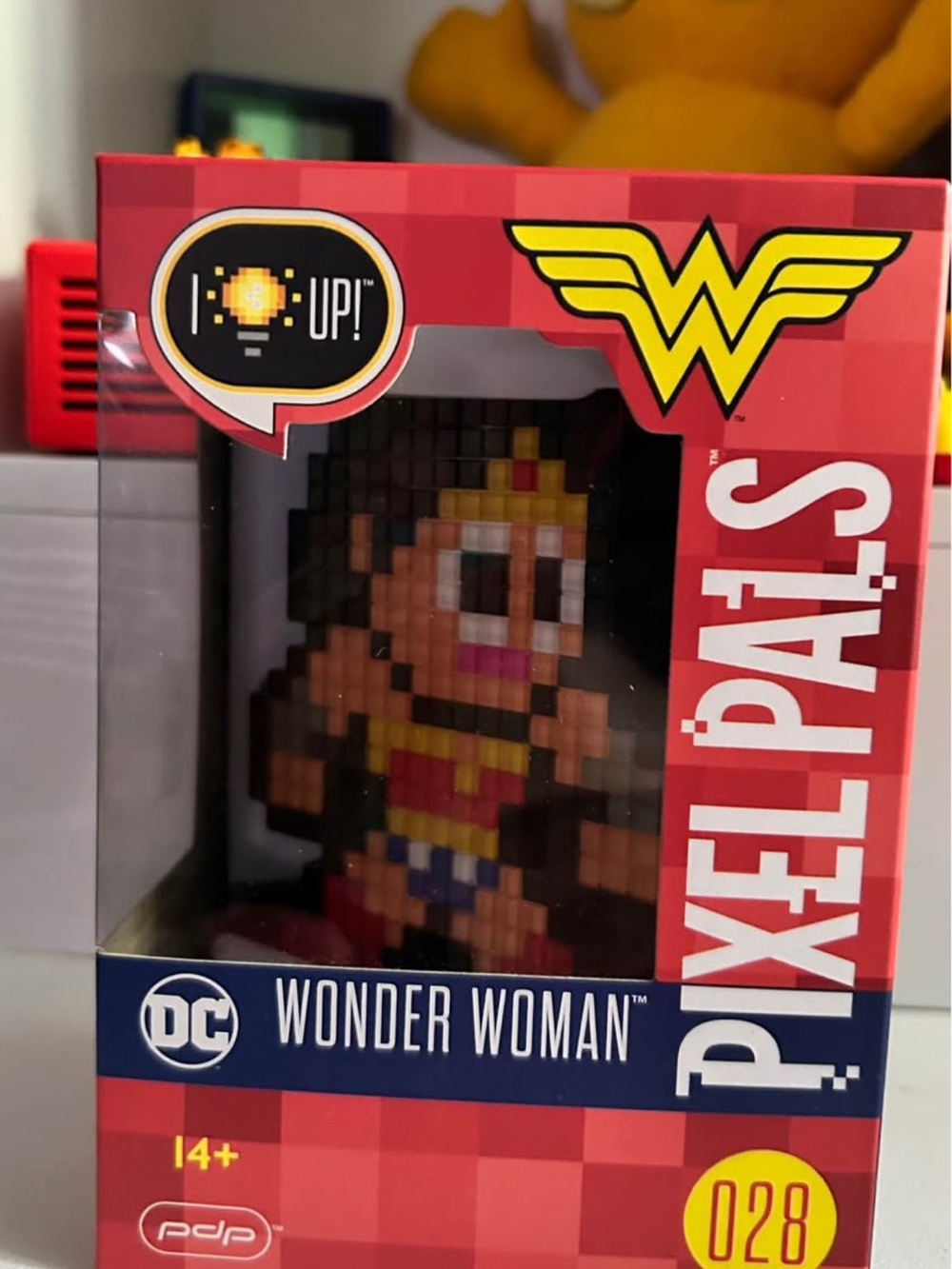 Wonder Woman Pixel Pals Figure - Red/Yellow/Blue